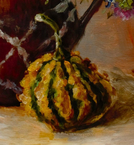 The Beginning of Autumn original painting by Irma Pažimeckienė. Still-Life