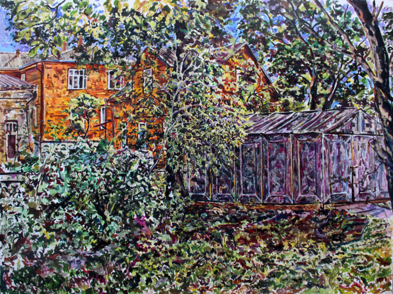 Untitled 41 original painting by Gilles Vuillard. Paintings For Housewarming