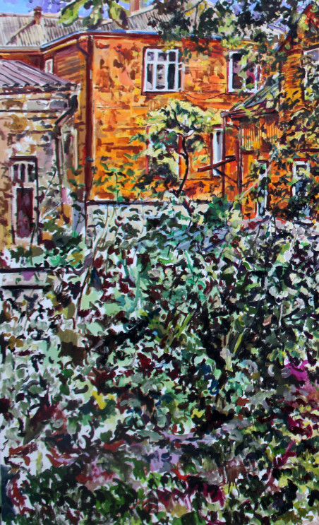 Untitled 41 original painting by Gilles Vuillard. Paintings For Housewarming