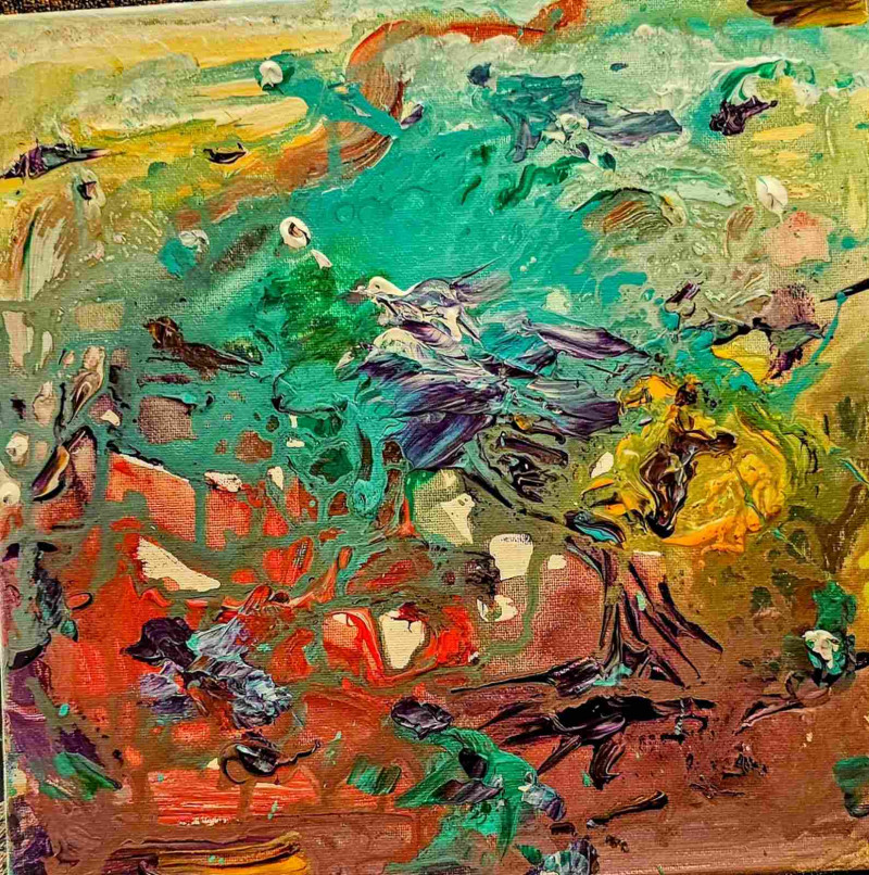 Miniature I original painting by Zita Virginija Tarasevičienė. Abstract Paintings