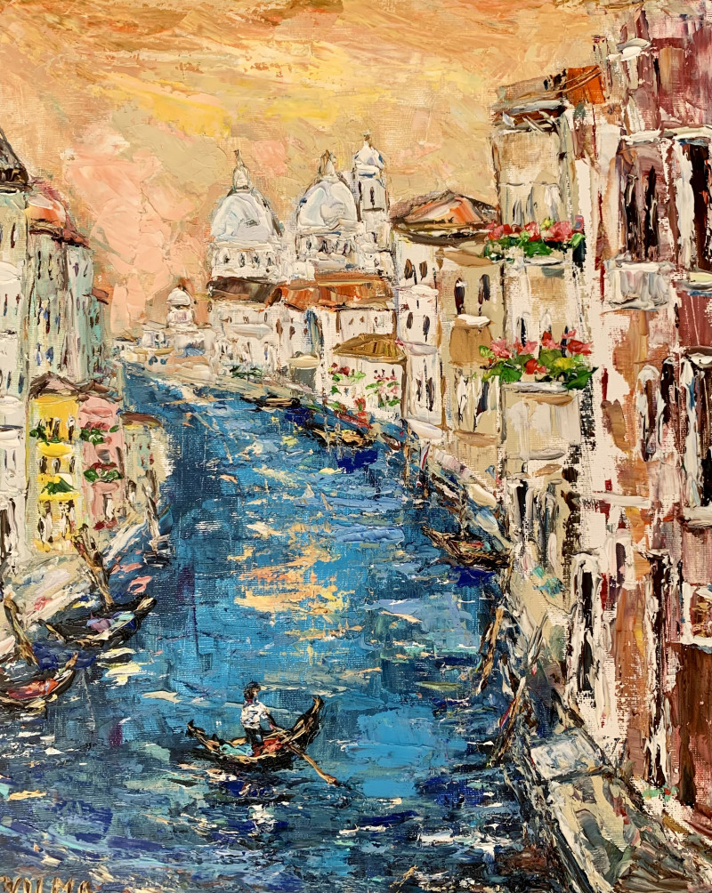 Vilma Gataveckienė tapytas paveikslas Colors of Venice, Peizažai , paveikslai internetu