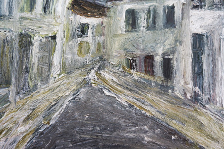 The Old Town of Vilnius original painting by Kristina Česonytė. Home