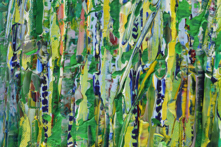 In the Forest II original painting by Marius Strolia. Abstract Paintings