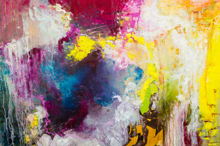 Flourish original painting by Lina Zareckaitė. Abstract Paintings