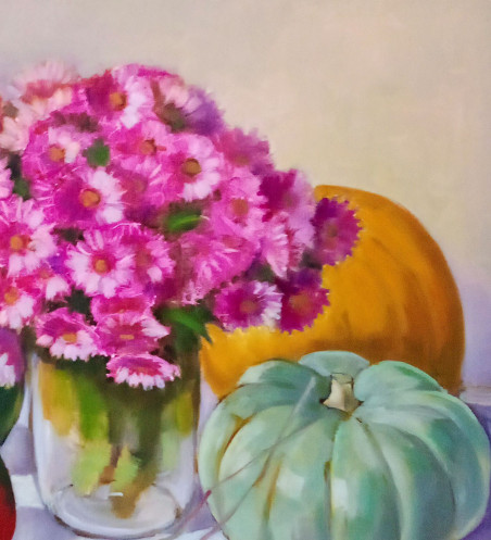 Still-life With Pumpkins 1 original painting by Rima Rusinova. Still-Life