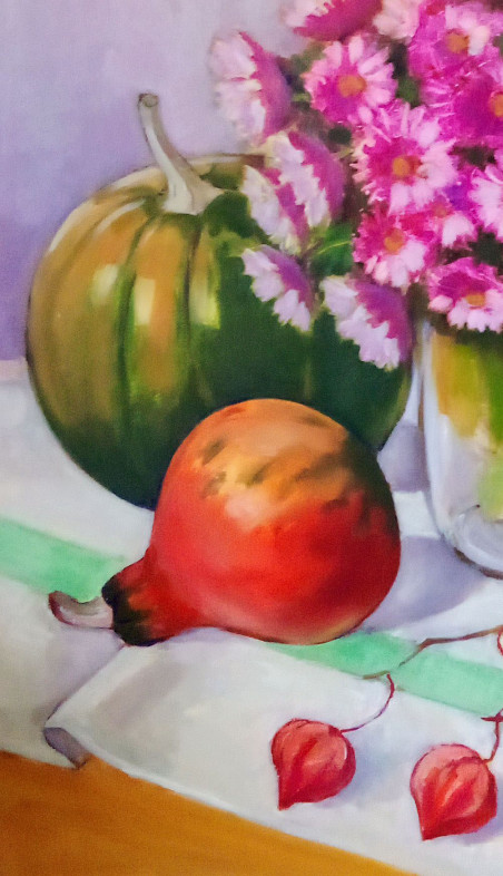 Still-life With Pumpkins 1 original painting by Rima Rusinova. Still-Life