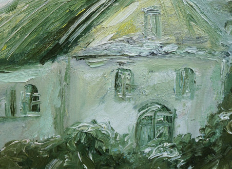 The Church original painting by Kristina Česonytė. Home