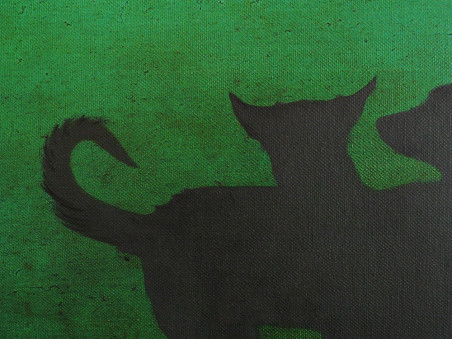 Green Together original painting by Gintarė Marčiulynaitė Maskaliūnienė. Home