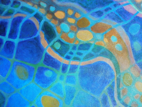 Energy Of Water original painting by Natalija Kriščiūnienė. Home