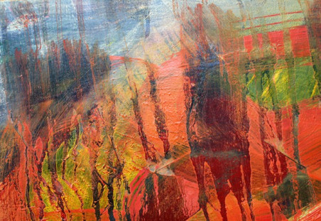 Spring II original painting by Lina Beržanskytė Trembo. Home