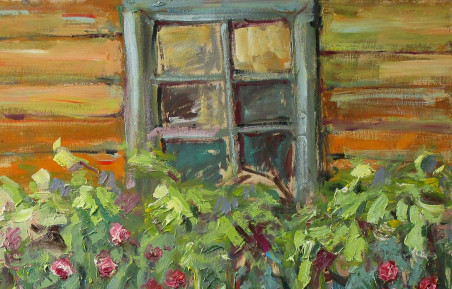 In A Summer House original painting by Liudvikas Daugirdas. Home