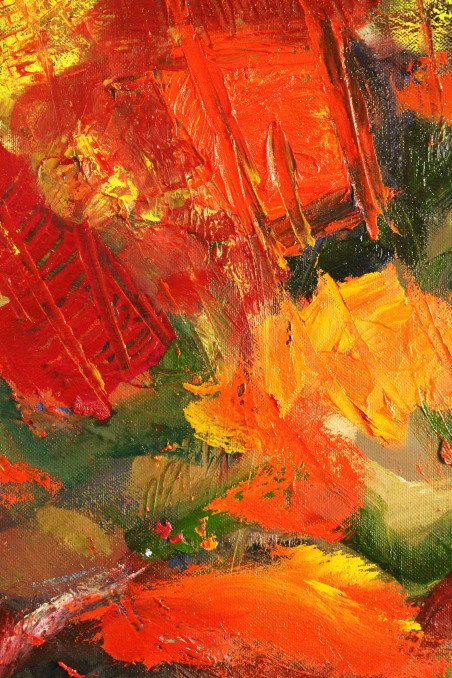 Autumn original painting by Kristina Čivilytė. Home