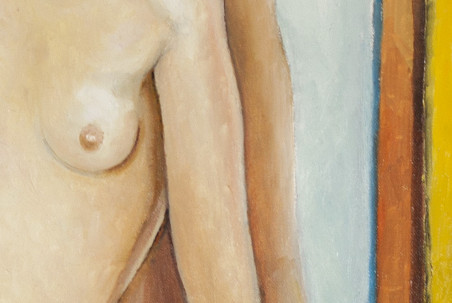 I Want Like Modigliani original painting by Arnoldas Švenčionis. Nude