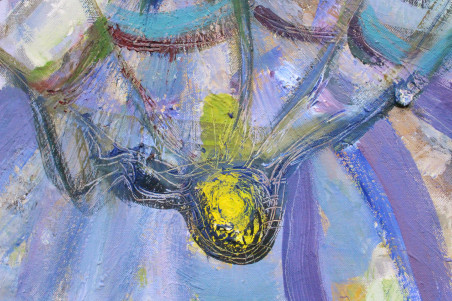 Spider and Fly original painting by Kristina Čivilytė. Home