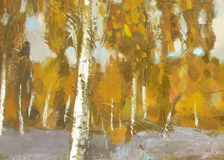 Autumn Landscape original painting by Vidmantas Jažauskas. Home