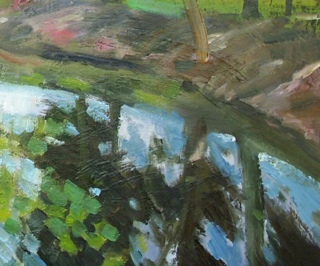 Reflections original painting by Vidmantas Jažauskas. Home