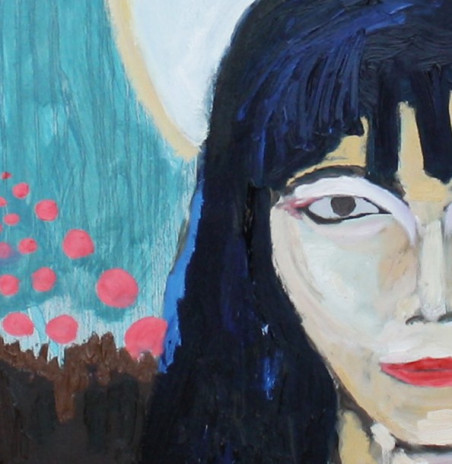 Bjork original painting by Andrius Makarevičius. Home