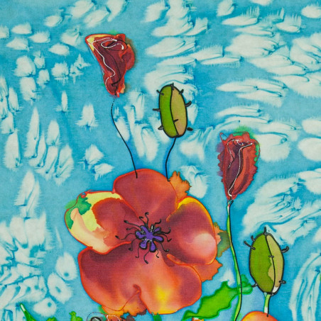 Poppies original painting by Giedrė Kanapeckaitė. Paintings With Poppies