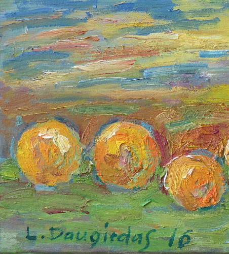 Oranges original painting by Liudvikas Daugirdas. Home