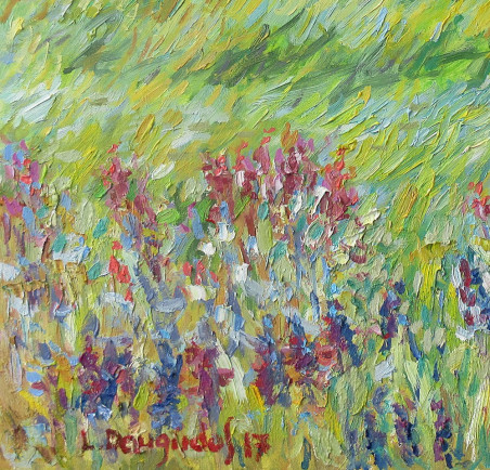 Windy day original painting by Liudvikas Daugirdas. Home