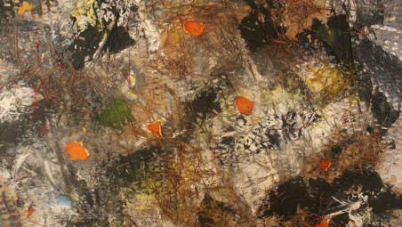 Mandarins and Thorns original painting by Kristina Čivilytė. Home