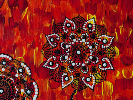 (Not)Flowers original painting by Eglė Brazė. Home