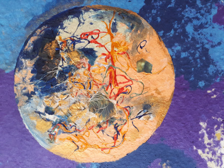 Unknown Planet original painting by Edita Kazilionytė. Home