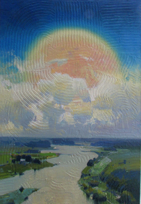 Approach original painting by Vytautas Laisonas. Home