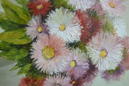 Colourful Flowers original painting by Danutė Virbickienė. Home