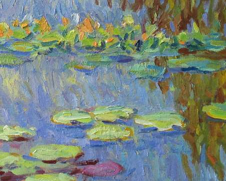 Water Lillies original painting by Liudvikas Daugirdas. Home