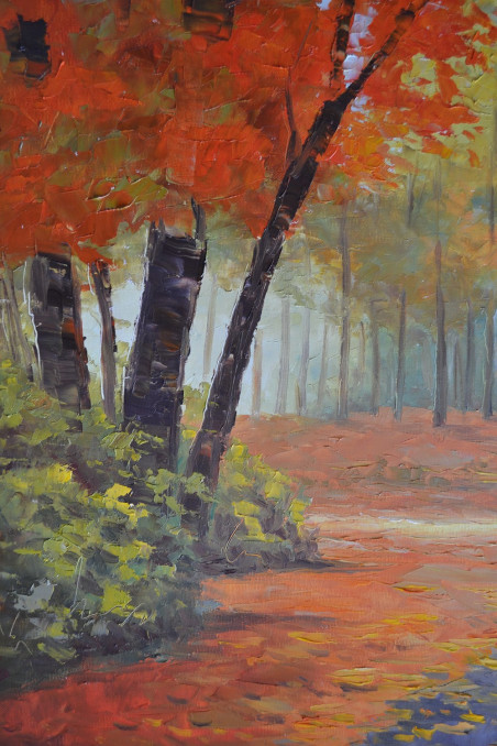 Autumn Tune original painting by Rimantas Virbickas. Home