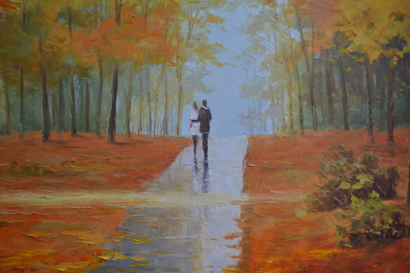 Autumn Tune original painting by Rimantas Virbickas. Home