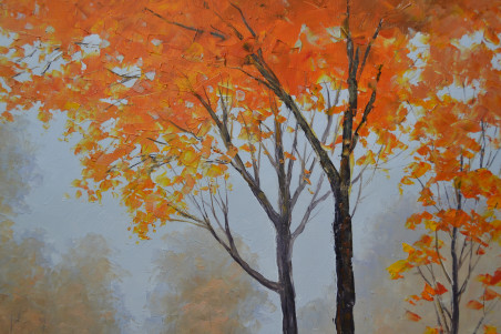 Autumn Colors original painting by Rimantas Virbickas. Home