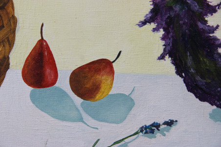 Still Life With Lavender original painting by Onutė Juškienė. Home