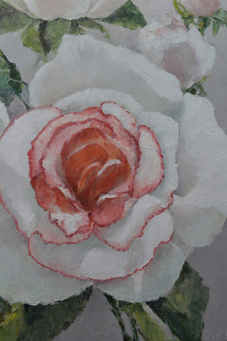 Rose Blossom original painting by Danutė Virbickienė. Home