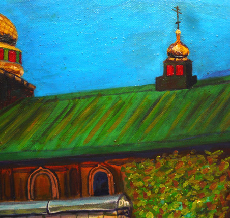 St. Mikaloye Church of the Old Believers original painting by Dalius Virbickas. Home