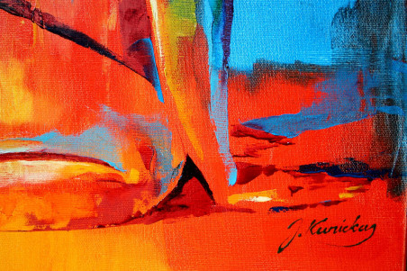 JK19-0723 Incognito original painting by Jonas Kunickas. Home