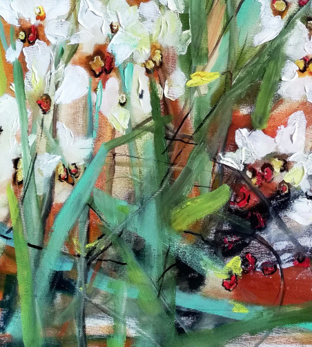 Narcissus 4 original painting by Inesa Škeliova. Home