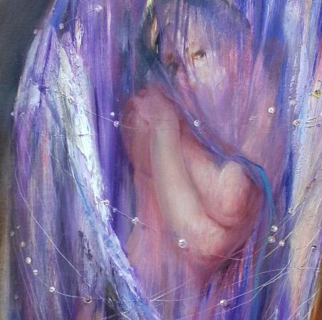 While Body Has Wings original painting by Vilma Vasiliauskaitė. Home