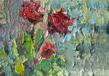 Flower In The Interior original painting by Liudvikas Daugirdas. Home