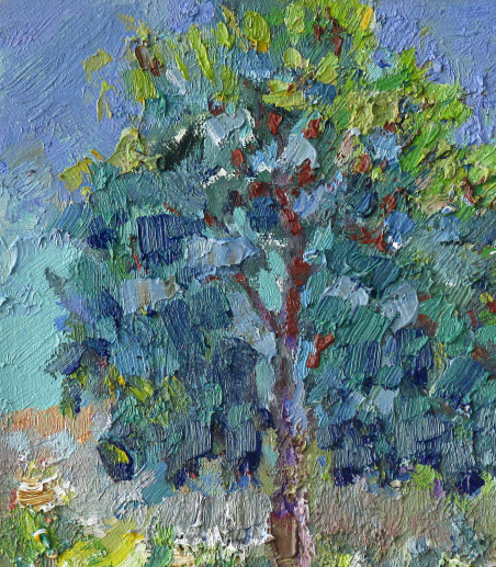 Roadside Tree original painting by Liudvikas Daugirdas. Home