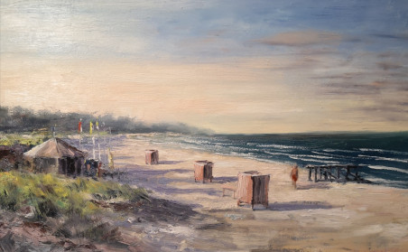 Morning in Palanga original painting by Eugis Eidukaitis. Home