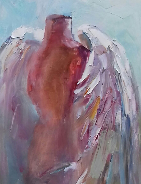 Came Back Home... Took Off My Wings. original painting by Vilma Vasiliauskaitė. Home