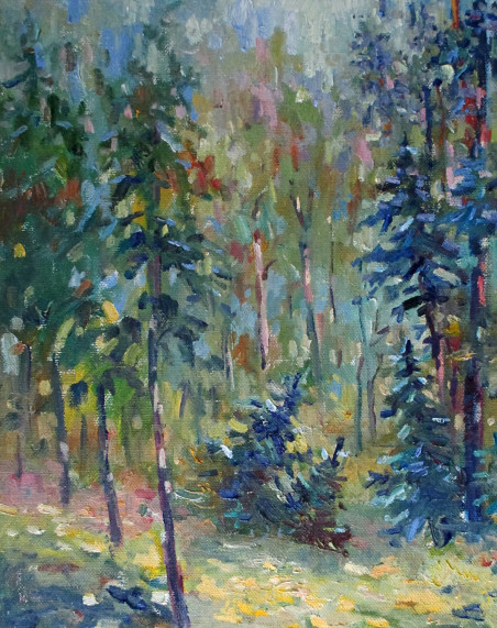 In The Forest original painting by Liudvikas Daugirdas. Home