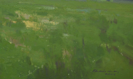 Spring Fields original painting by Vytautas Laisonas. Home