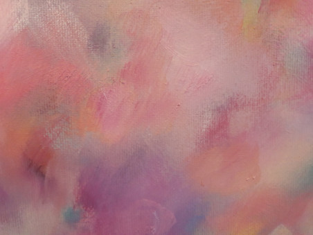 Pink Mood original painting by Yuna Galejeva. Home