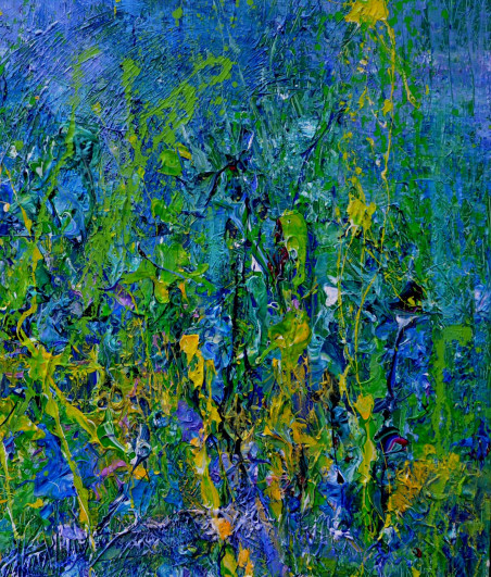 In the Grass II original painting by Marius Strolia. Home