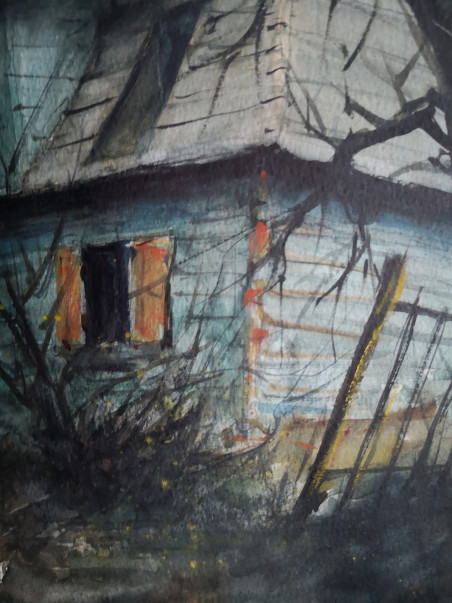 Antakalnis Nooks original painting by Eugis Eidukaitis. Home