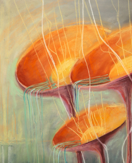 Energy Comes From Inside III original painting by Milana Rozovskaja. Home