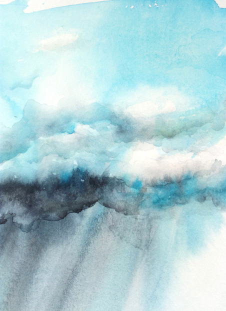 A Cloud original painting by Vaiva Budzinauskė. Home